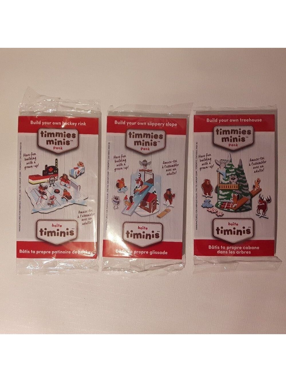 Tim Hortons Timmies Minis Pack LOT Tim Horton's